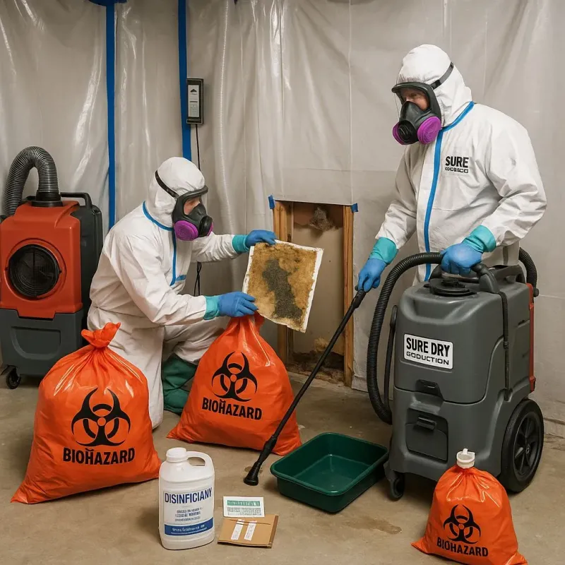 Contaminated Water Handling Protocols process in Clarks Green, PA
