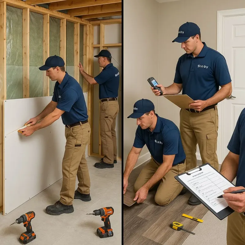 Repairs and Reconstruction process in Clarks Green, PA